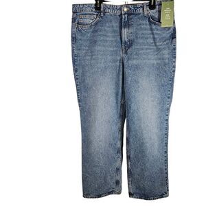 NWT Women's H&M Wide Leg Ultra High Jeans Size 18